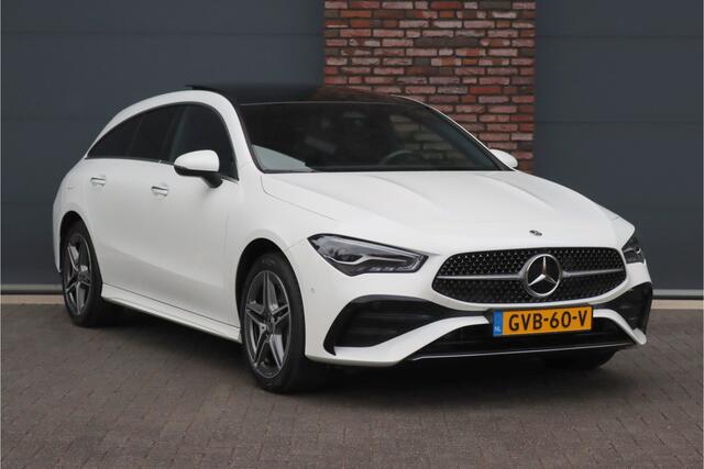 Mercedes-Benz CLA-KLASSE Shooting Brake 250 e AMG Line Aut8 | Facelift | Panoramadak | Distronic | Keyless Go | Widescreen | Verwarmd Stuurwiel | Sfeerverlichting | Dodehoekassistent | Camera |