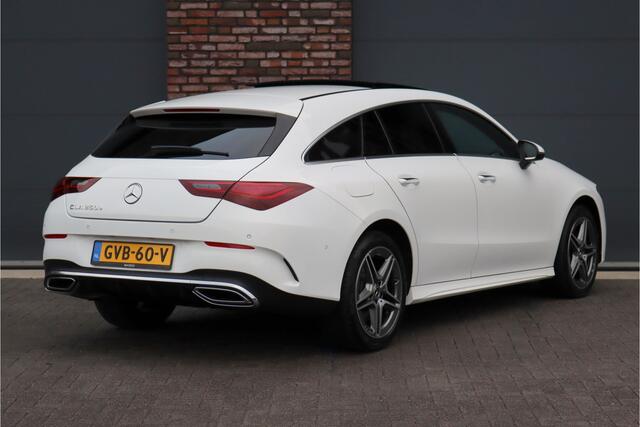 Mercedes-Benz CLA-KLASSE Shooting Brake 250 e AMG Line Aut8 | Facelift | Panoramadak | Distronic | Keyless Go | Widescreen | Verwarmd Stuurwiel | Sfeerverlichting | Dodehoekassistent | Camera |