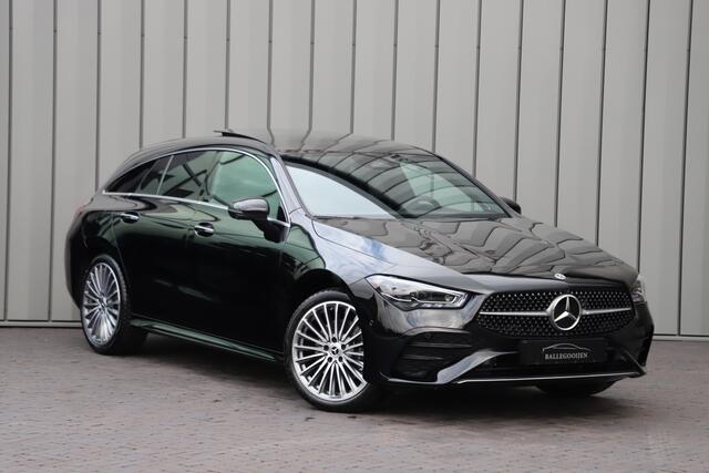 Mercedes-Benz CLA-KLASSE Shooting Brake 250e AMG | Aut8 | 218PK | Head-up | Keyles-go | Leder | Burmester | Memory | ACC | Panoramadak | Sfeerverlichting | 2024.