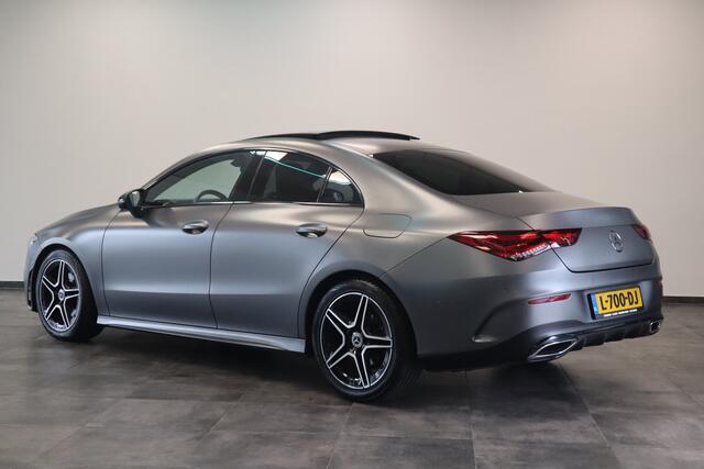 Mercedes-Benz CLA-KLASSE 180 Business Solution Luxery Sfeer verlichting Panoramadak, Ambi light, Navigatie, 18LMV, Matte kleur 2 jaar garantie mogelijk* (vraag naar de voorwaarden)