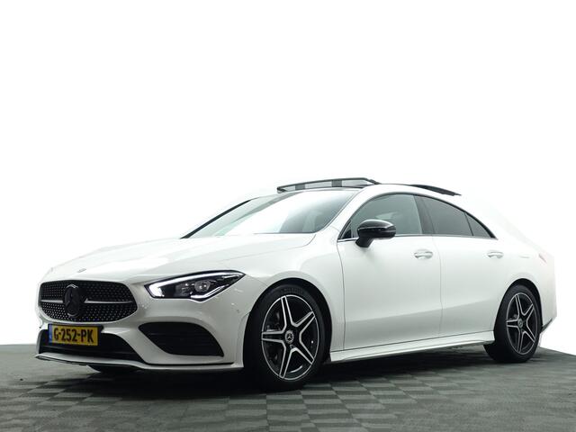 Mercedes-Benz CLA-KLASSE 180 AMG Night Edition Aut- Panodak I Sfeerverlichting I Camera I Xenon Led I Sport Leder