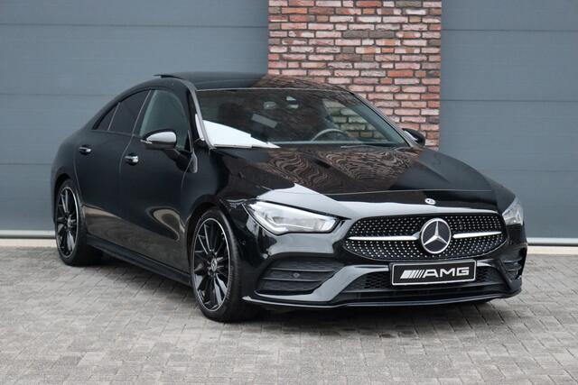 Mercedes-Benz CLA-KLASSE 180 AMG Line Aut7 | Panoramadak | Memory | Sfeerverlichting | Camera | Advanced Sound System | Keyless Go | Zitcomfortpakket | Cruise Control | Multibeam LED |