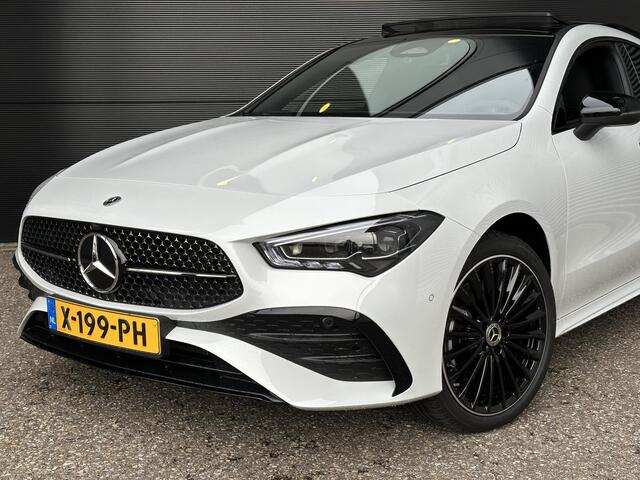 Mercedes-Benz CLA-KLASSE 250 e AMG Line | Premium | Nightpakket | Panoramadak | Achteruitrijcamera | Stoelverwarming | Sfeerverlichting | Showmodel SALE