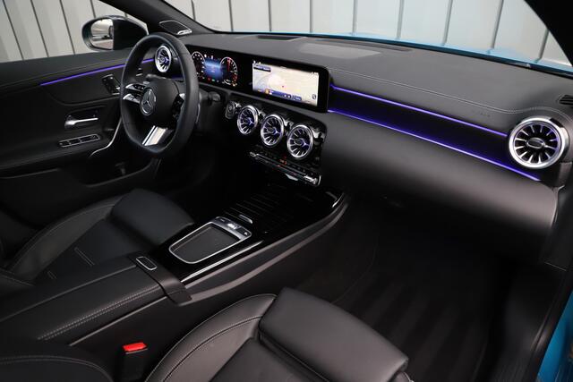 Mercedes-Benz CLA-KLASSE 250 e AMG | Head-up | Keyles-go | Burmester | Sfeerverlichting | Multi-beam | ACC | Leder | Stuurverwarming | Pano | 2023.