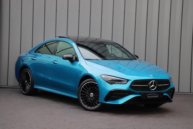 Mercedes-Benz CLA-KLASSE 250 e AMG | Head-up | Keyles-go | Burmester | Sfeerverlichting | Multi-beam | ACC | Leder | Stuurverwarming | Pano | 2023.