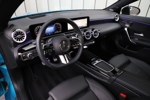Mercedes-Benz CLA-KLASSE 250 e AMG | Head-up | Keyles-go | Burmester | Sfeerverlichting | Multi-beam | ACC | Leder | Stuurverwarming | Pano | 2023.