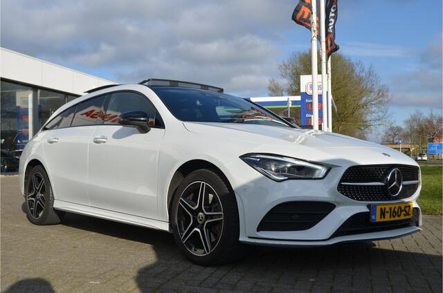 Mercedes-Benz CLA-KLASSE Shooting Brake 250 e AMG Pano | Sfeerverlichting | 2x Memory | Adaptive Cruise | Carplay | Widescreen | Night pakket | Trekhaak wegklapbaar