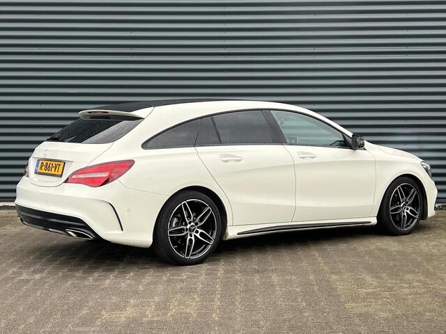 Mercedes-Benz CLA-KLASSE Shooting Brake 200 AMG Night | Panodak | Carplay | LED | Stoelverwarming | Keyless | Alcantara Sportstoelen |