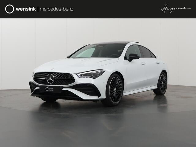 Mercedes-Benz CLA-KLASSE 180 Coupé Star Edition AMG Line | Panoramadak | Nightpakket | Multibeam Koplampen | Keyless Go | 19 Inch Multispaaks | Sfeerverlichting