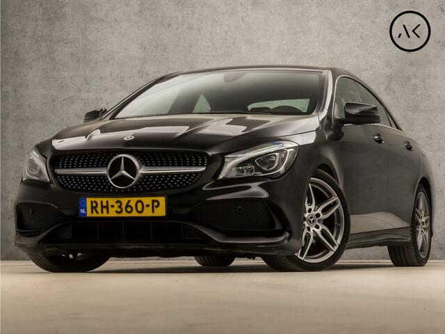 Mercedes-Benz CLA-KLASSE 180 AMG Sport Automaat (GROOT NAVI, LEDER/ALCANTARA, STOELVERWARMING, SPORTSTOELEN, DIAMOND GRILL, PARKEERSENSOREN, CRUISE, LED KOPLAMPEN, NIEUWSTAAT)