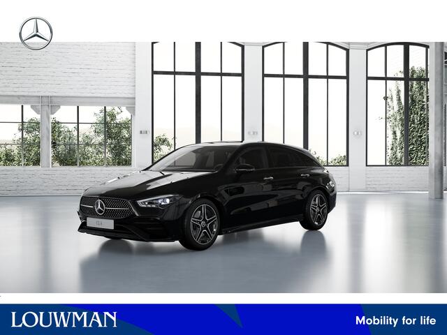 Mercedes-Benz CLA-KLASSE Shooting Brake 250 e Star Edition AMG Line | Nightpakket | KEYLESS-GO | Parkeerpakket met achteruitrijcamera | EASY PACK achterklep | Dodehoekassistent | MULTIBEAM LED | Zitcomfortpakket | Sfeerverlichting | Verwarmde stoelen vooraan |