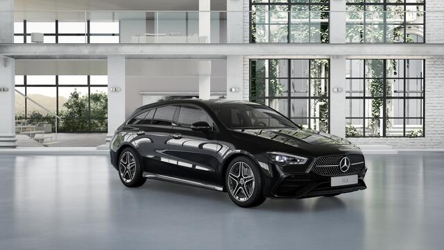 Mercedes-Benz CLA-KLASSE Shooting Brake 250 e Star Edition AMG Line | Nightpakket | KEYLESS-GO | Parkeerpakket met achteruitrijcamera | EASY PACK achterklep | Dodehoekassistent | MULTIBEAM LED | Zitcomfortpakket | Sfeerverlichting | Verwarmde stoelen vooraan |