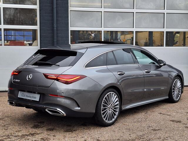 Mercedes-Benz CLA-KLASSE Shooting Brake 180 Star Edition AMG Line Mercedes-Benz CLA Shooting Brake 180 Star Edition AMG Line Panoramadak | Dodehoekassistent | MULTIBEAM LED Koplampen | Stoelverwarming | Sfeerverlichting | Achteruitrijcamera | Parkeersensoren | Showmodel