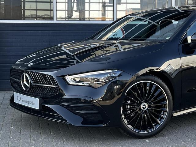 Mercedes-Benz CLA-KLASSE Shooting Brake 180 Star Edition AMG Line | Night Pakket | Panoramadak | MULTIBEAM LED Koplampen | Dodehoekassistent | Apple CarPlay | Android Auto | Sfeerverlichting | Stoelverwarming | Achteruitrijcamera | Showmodel