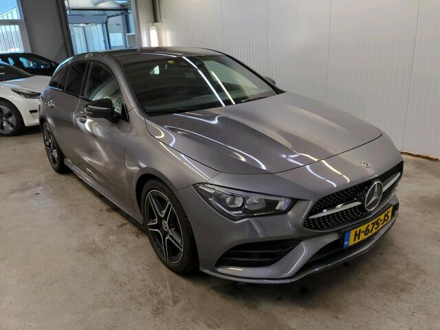 Mercedes-Benz CLA-KLASSE Shooting Brake 200 Aut. DCT AMG Line Night Pakket Plus Pakket Ambiente Verlichting Leder Alcantara Trekhaak Full LED Navigatie PDC VA + Camera