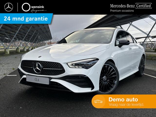 Mercedes-Benz CLA-KLASSE 180 Star Edition AMG Line | Night | Panoramadak | Parkeercamera | Sfeerverlichting | Stoelverwarming |