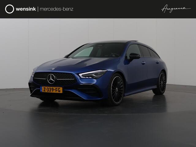 Mercedes-Benz CLA-KLASSE 180 Shooting Brake AMG Line | Panoramadak | Night Pakket | 19 inch | Sfeerverlichting | Spectraalblauw