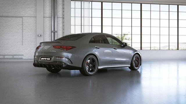 Mercedes-Benz CLA-KLASSE AMG 45 S 4MATIC+ | Burmester | Panoramadak | Keyless | Nightpakket | Dodehoekassistent | Sfeerverlichting