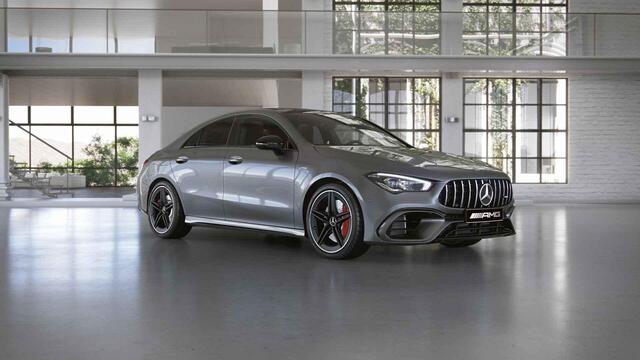 Mercedes-Benz CLA-KLASSE AMG 45 S 4MATIC+ | Burmester | Panoramadak | Keyless | Nightpakket | Dodehoekassistent | Sfeerverlichting