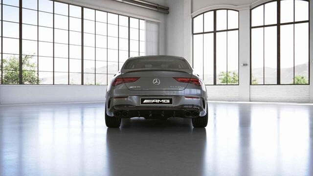 Mercedes-Benz CLA-KLASSE AMG 45 S 4MATIC+ | Burmester | Panoramadak | Keyless | Nightpakket | Dodehoekassistent | Sfeerverlichting
