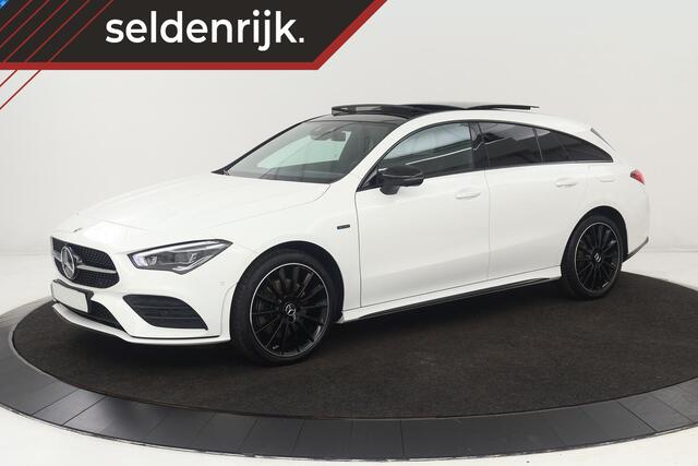 Mercedes-Benz CLA-KLASSE Shooting Brake 250e AMG Night | Panoramadak | 360 camera | Stoelverwarming | Carplay | Sfeerverlichting | Leder/Alcantara | Matrix LED