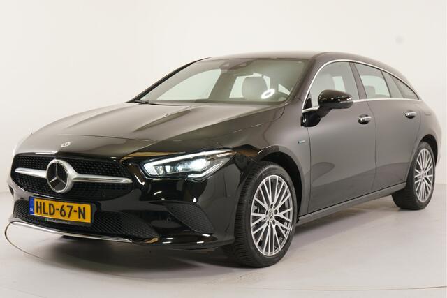 Mercedes-Benz CLA-KLASSE Shooting Brake 250 e Progressive | Leer | 360 Camera | Adaptieve cruise | Stl. verw. | Sfeerverl. | Dodehoek |