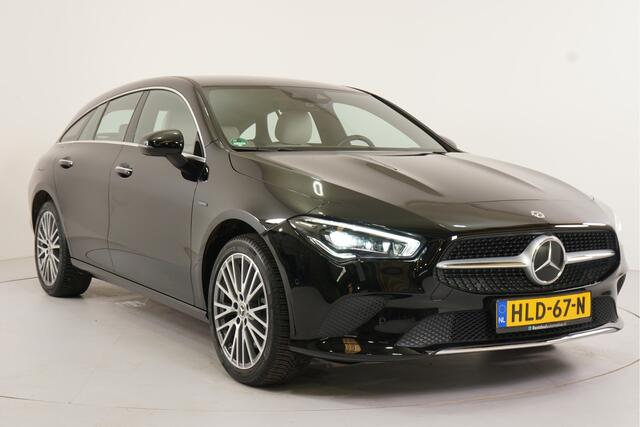 Mercedes-Benz CLA-KLASSE Shooting Brake 250 e Progressive | Leer | 360 Camera | Adaptieve cruise | Stl. verw. | Sfeerverl. | Dodehoek |