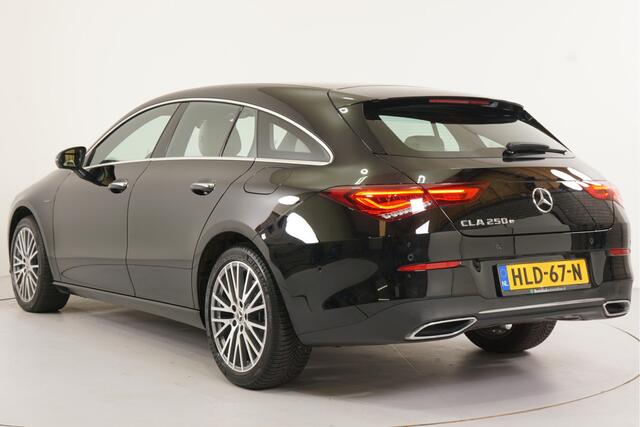 Mercedes-Benz CLA-KLASSE Shooting Brake 250 e Progressive | Leer | 360 Camera | Adaptieve cruise | Stl. verw. | Sfeerverl. | Dodehoek |