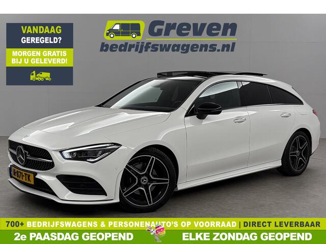 Mercedes-Benz CLA-KLASSE 180 AMG Pano Sfeer LED Virtual Camera Clima Carplay Cruise Navi 18"LMV PDC Stoelverw.
