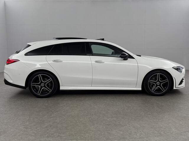 Mercedes-Benz CLA-KLASSE 180 AMG Pano Sfeer LED Virtual Camera Clima Carplay Cruise Navi 18"LMV PDC Stoelverw.