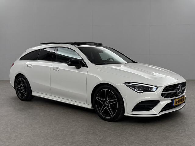 Mercedes-Benz CLA-KLASSE 180 AMG Pano Sfeer LED Virtual Camera Clima Carplay Cruise Navi 18"LMV PDC Stoelverw.
