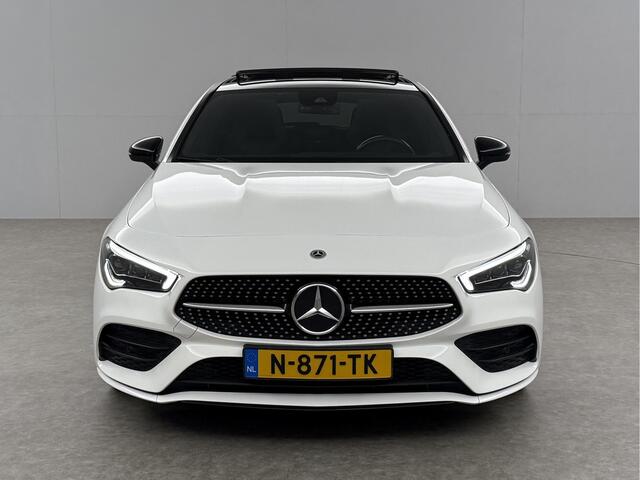 Mercedes-Benz CLA-KLASSE 180 AMG Pano Sfeer LED Virtual Camera Clima Carplay Cruise Navi 18"LMV PDC Stoelverw.