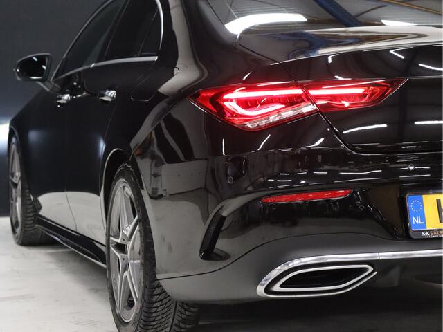 Mercedes-Benz CLA-KLASSE 180 Business Solution AMG [APPLE CARPLAY, CAMERA, CRUISE CONTROL,STOELVERWARMING, SFEERVERLICHTING, PDC 360, LED LAMPEN PEFORMANCE, HALF LEDER, FLIPPERS, NAVIGATIE, NIEUWSTAAT]