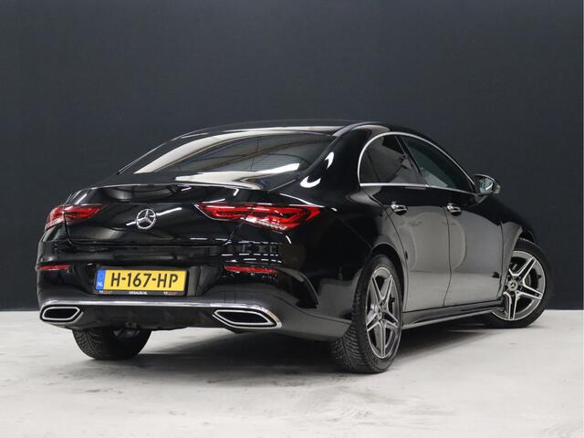 Mercedes-Benz CLA-KLASSE 180 Business Solution AMG [APPLE CARPLAY, CAMERA, CRUISE CONTROL,STOELVERWARMING, SFEERVERLICHTING, PDC 360, LED LAMPEN PEFORMANCE, HALF LEDER, FLIPPERS, NAVIGATIE, NIEUWSTAAT]