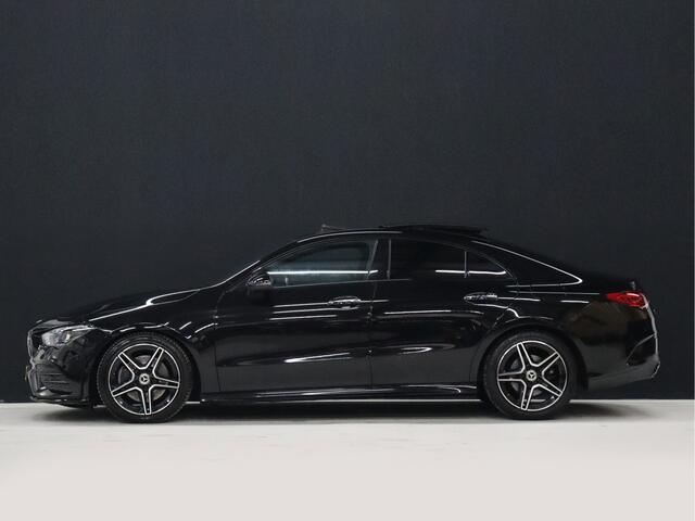 Mercedes-Benz CLA-KLASSE 200 Business Solution AMG [SCHUIFKANTELDAK, SFEERVERLICHTING, KEYLESS, CAMERA, APPLE CARPLAY, MEMORY SEATS, STOELVERWARMING,PDC 360, FLIPPERS, NAVIGATIE, NIEUWSTAAT]