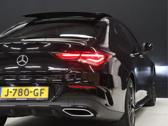 Mercedes-Benz CLA-KLASSE 200 Business Solution AMG [SCHUIFKANTELDAK, SFEERVERLICHTING, KEYLESS, CAMERA, APPLE CARPLAY, MEMORY SEATS, STOELVERWARMING,PDC 360, FLIPPERS, NAVIGATIE, NIEUWSTAAT]