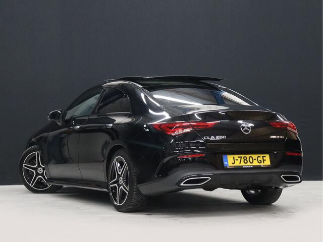 Mercedes-Benz CLA-KLASSE 200 Business Solution AMG [SCHUIFKANTELDAK, SFEERVERLICHTING, KEYLESS, CAMERA, APPLE CARPLAY, MEMORY SEATS, STOELVERWARMING,PDC 360, FLIPPERS, NAVIGATIE, NIEUWSTAAT]