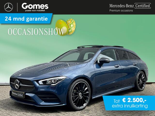 Mercedes-Benz CLA-KLASSE Shooting Brake 180 AMG | Panoramadak | Night | Sfeerverlichting | Achteruitrijcamera | Stoelverwarming | Dodehoekassistent | Apple & Android Carplay | Showmodel SALE