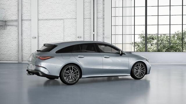 Mercedes-Benz CLA-KLASSE Shooting Brake 250 e Business Solution AMG | Trekhaak | AMG Line Plus pakket | Nightpakket | Parkeerpakket met 360°-camera | EASY PACK achterklep | Head-up display | Dodehoekassistent | Verwarmde stoelen vooraan |