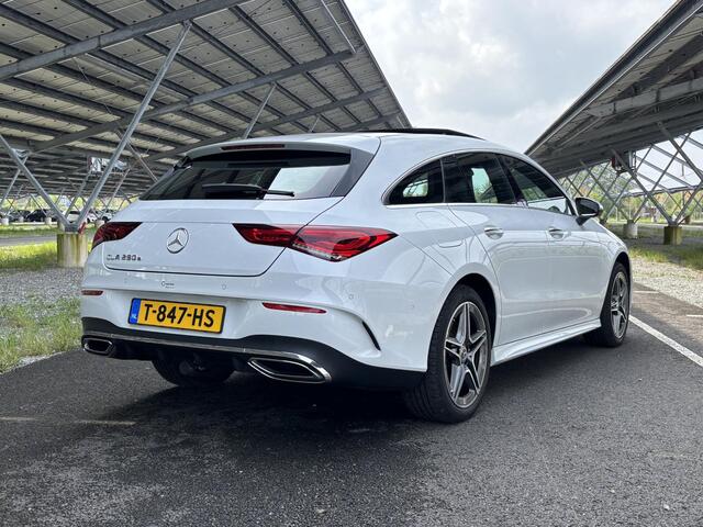 Mercedes-Benz CLA-KLASSE 250 e AMG Line | Panoramadak | Sfeerverlichting | Parkeercamera | Stoelverwarming | LED | Trekhaak |