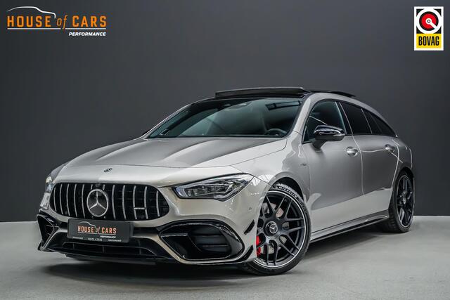 Mercedes-Benz CLA-KLASSE Shooting Brake 45S AMG 422pk 4MATIC+ |panoramadak|schaalstoelen|Burmester|memory|HUD|sportuitlaat|Apple Carplay|sfeer verlichting|blind spot|camera|