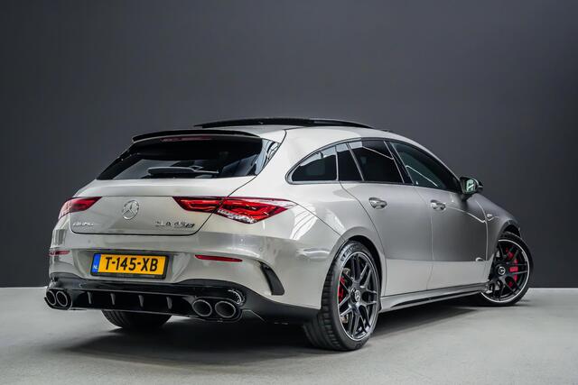 Mercedes-Benz CLA-KLASSE Shooting Brake 45S AMG 422pk 4MATIC+ |panoramadak|schaalstoelen|Burmester|memory|HUD|sportuitlaat|Apple Carplay|sfeer verlichting|blind spot|camera|
