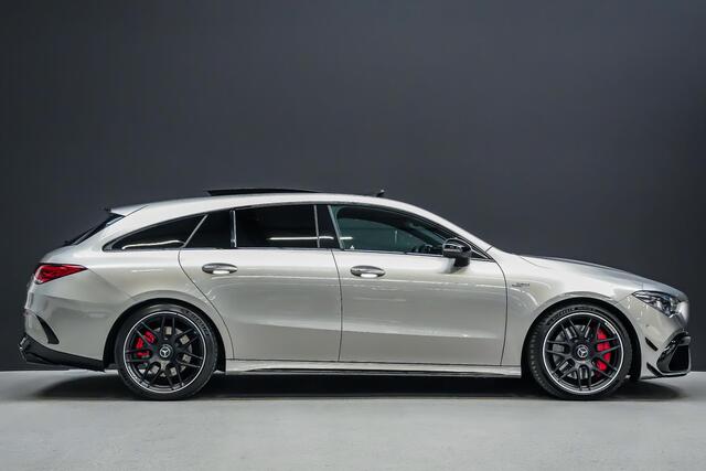 Mercedes-Benz CLA-KLASSE Shooting Brake 45S AMG 422pk 4MATIC+ |panoramadak|schaalstoelen|Burmester|memory|HUD|sportuitlaat|Apple Carplay|sfeer verlichting|blind spot|camera|