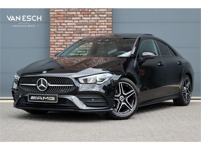 Mercedes-Benz CLA-KLASSE 180 AMG Line Aut7 | Memorypakket | Panoramadak | Burmester | Augmented Reality | Sfeerverlichting | Camera | Nightpakket |