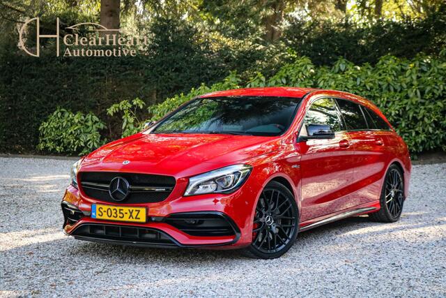 Mercedes-Benz CLA-KLASSE Shooting Brake AMG 45 4MATIC 381pk | Harman Kardon | AMG Performance-stoelen | Sportuitlaat | Dealer onderhouden