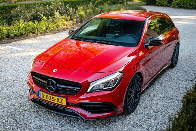 Mercedes-Benz CLA-KLASSE Shooting Brake AMG 45 4MATIC 381pk | Harman Kardon | AMG Performance-stoelen | Sportuitlaat | Dealer onderhouden
