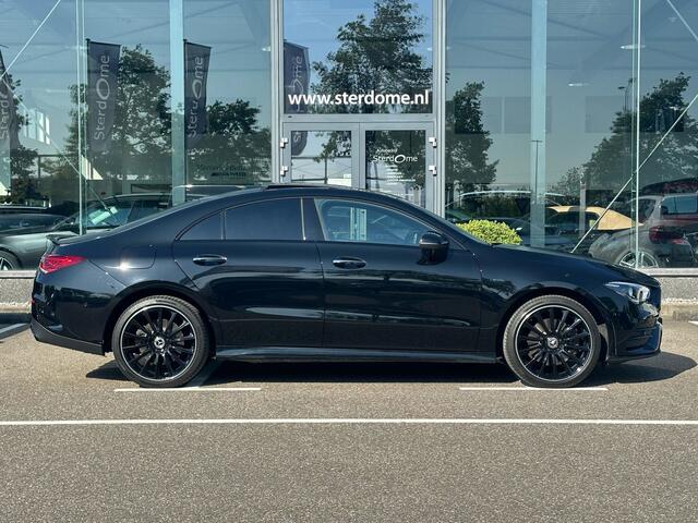 Mercedes-Benz CLA-KLASSE 250 e Business Solution AMG Limited l Panoramadak l Sfeerverlichting l MBUX l Distronic l Keyless Go l Burmester l Memory l Nightpakket l Airco l Camera l Stoelverwarming l Deelbare achterbank l Spiegel pakket l