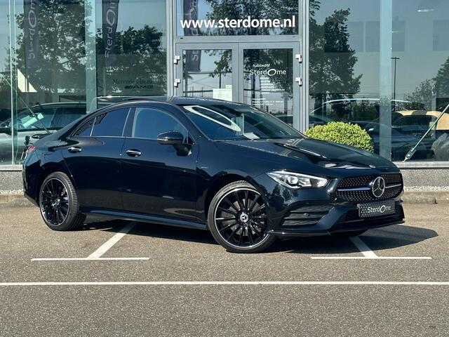 Mercedes-Benz CLA-KLASSE 250 e Business Solution AMG Limited l Panoramadak l Sfeerverlichting l MBUX l Distronic l Keyless Go l Burmester l Memory l Nightpakket l Airco l Camera l Stoelverwarming l Deelbare achterbank l Spiegel pakket l
