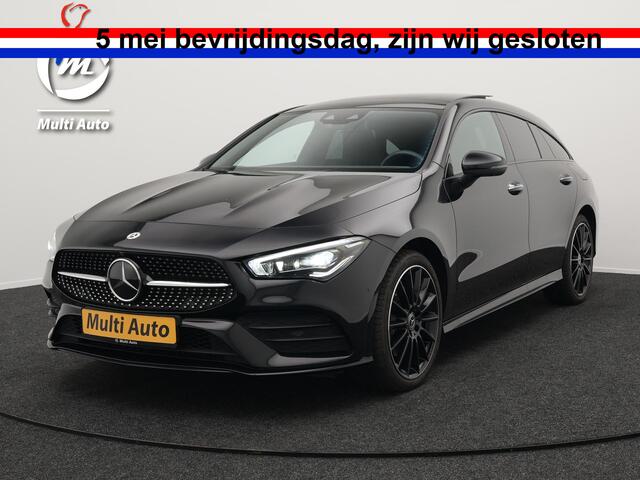 Mercedes-Benz CLA-KLASSE Shooting Brake 250 e AMG Plug In Hybrid PHEV | Panodak | Alcantara Sportstoelen Verwarmd & Ventilatie | Widescreen Navi | L.M. 19" | Sfeerverlichting | Carplay | 360 Camera |