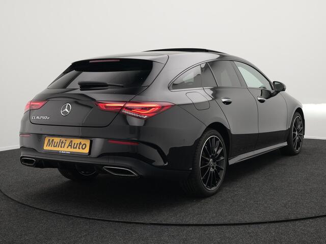 Mercedes-Benz CLA-KLASSE Shooting Brake 250 e AMG Plug In Hybrid PHEV | Panodak | Alcantara Sportstoelen Verwarmd & Ventilatie | Widescreen Navi | L.M. 19" | Sfeerverlichting | Carplay | 360 Camera |